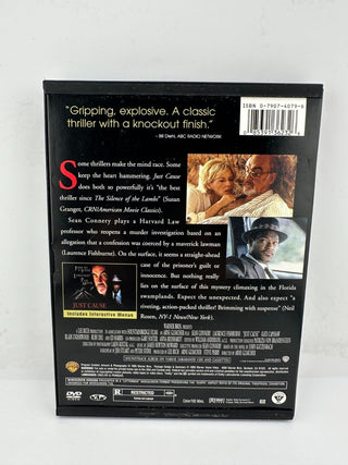Just Cause DVD Sean Connery Laurence Fishburne Thriller Warner Bros