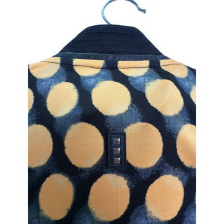 Jamie Sadock Women's Golf Polo Shirt Abstract Dot Print 1/4 Zip Short Sleeve