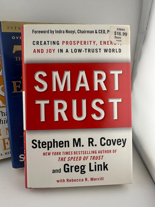 Stephen Covey Trust & Leadership Books Lot of 3 Hardcover