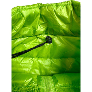 Women’s Lime Green Packable Puffer Vest Lightweight Quilted Zip Pocket