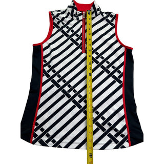 Tail Women's Sleeveless Golf Polo and Red Skirt Set Size S
