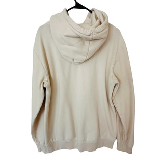 H&M "New York City 83" Beige Men's Long Sleeve Hoodie Sweatshirt Size S