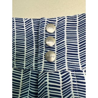 Jofit Women’s Blue White Geometric Print Golf Skort Skirt Athletic Pockets