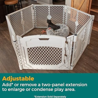 North States MyPet Petyard Plus 4 Panel Dog Playpen 26" Indoor Outdoor USA