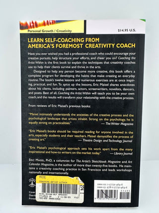 Coaching the Artist Within Eric Maisel 2005 Paperback