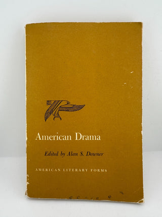 American Drama Alan S Downer Vintage Paperback Plays Anthology O’Neill