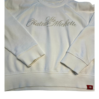 Sportiqe Chateau Ste Michelle White Crewneck Sweatshirt Medium