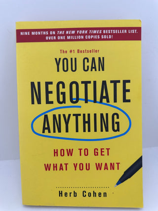 You Can Negotiate Anything Herb Cohen Negotiation Book