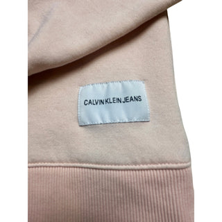 Calvin Klein Jeans Women’s Pink Funnel Neck Pullover Sweatshirt Size S
