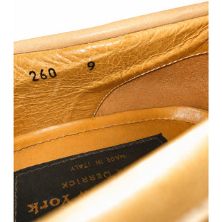 To Boot New York Adam Derrick Mens 9 Beige Leather Penny Loafers Made Italy EU42