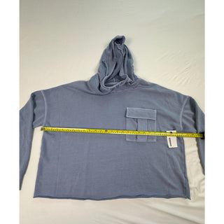 Women’s Sonoma Goods for Life Hoodie Sweatshirt Blue Large L Long Sleeve Pocket