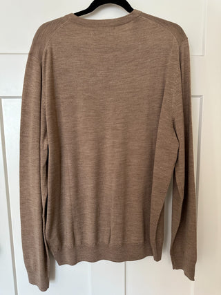 Joseph Abboud Men's Extra Fine Merino Wool V-Neck Sweater, 2