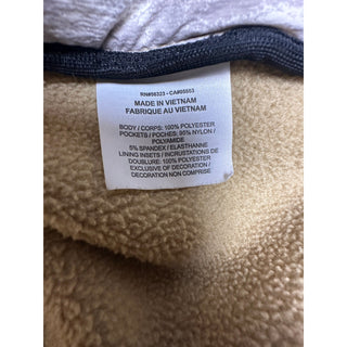 Nike ACG Beige Fleece Jacket with White Patterned Accents, L