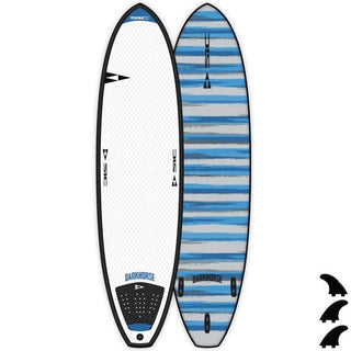 SIC Darkhorse 5'8" Soft Surfboard 40L New FCS Fusion 5 Fin Surf Board Blue