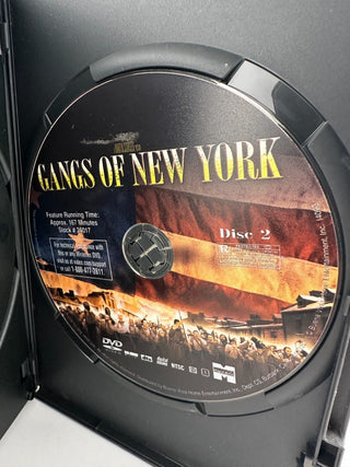 Gangs of New York DVD 2003 2 Disc Set Leonardo DiCaprio Daniel Day Lewis R
