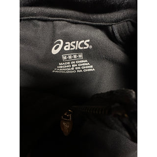 ASICS Men's Black Full Zip Hooded Running Jacket Athletic Size Medium