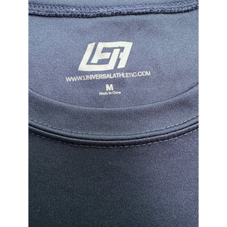 Universal Athletic Snow Football Navy Blue Polyester T-Shirt