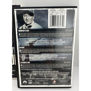 John Wayne Adventure 3-Pack DVD Donovan’s Reef Hatari In Harm’s Way Widescreen