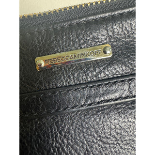 Rebecca Minkoff Mini MAC Black Leather Crossbody Bag Gold Chain Studded Strap