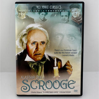 Scrooge DVD 1951 Alastair Sim A Christmas Carol VCI Vault Classics Colorized