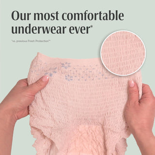 Depend Fresh Protection Women’s Incontinence Underwear Large 72 Ct Maximum Absorbency