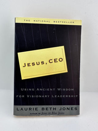 Jesus CEO Laurie Beth Jones 1996 Leadership Paperback