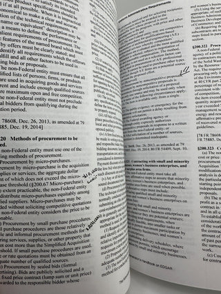 Administrators Handbook on EDGAR 3rd Ed Federal Grants