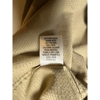 Croft & Barrow Quick Dry Men's Medium Tan Short Sleeve Button Shirt