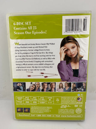 Ally McBeal Complete First Season DVD 6-Disc Set Calista Flockhart