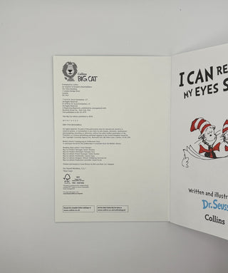 📘 I Can Read With My Eyes Shut! by Dr. Seuss (Collins Big Cat Blue Band 4)