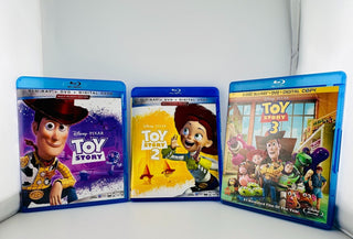 Toy Story 1 2 & 3 Blu-ray + DVD + Digital Copy, Disney Pixar, Complete Trilogy