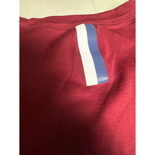 Rhoback Men’s XL Performance T Shirt Maroon Red Stretch Athletic Golf Tee