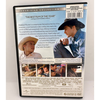 Brokeback Mountain DVD Widescreen Four-Star Collection Heath Ledger Gyllenhaal