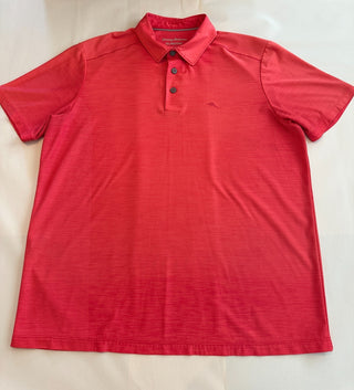 Tommy Bahama IslandZone Men's Red Polo Shirt M Medium
