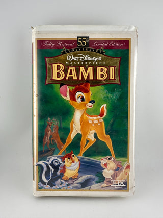 Walt Disney's Bambi 55th Anniversary Masterpiece VHS Tape