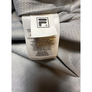 FILA Men's Medium Gray Utility Jacket Full Zip 4 Pocket Stretch Workwear