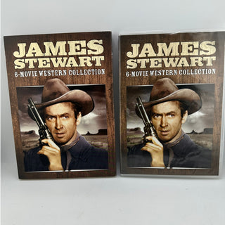 James Stewart 6-Movie Western Collection DVD 3-Disc Set w/ Slipcover