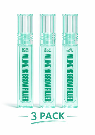 Babe Brow Volumizing Brow Filler 3 Pack - Clear Eyebrow Gel