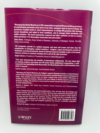 Managing the Global Workforce by Paula Caligiuri, David Lepak, and Jaime Bonache