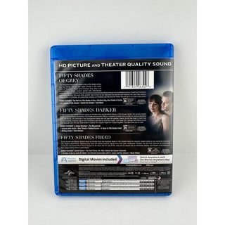 Fifty Shades 3-Movie Collection Blu-ray Unrated Trilogy Grey Darker Freed