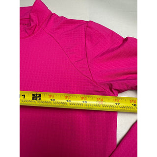 SanSoleil Womens Small Pink UV 50+ Cooling Golf Quarter Zip Pullover