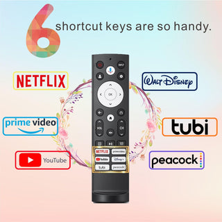 3-Pack Voice Remote for Hisense Google Smart TV Bluetooth 4K ULED QLED A6 U6 U7 U8