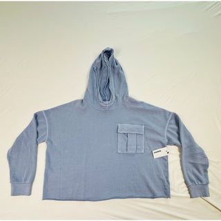 Women’s Sonoma Goods for Life Hoodie Sweatshirt Blue Large L Long Sleeve Pocket