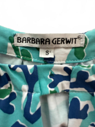 Barbara Gerwit Small Sea Life Print Sleeveless Beach Dress