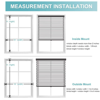 MYshade 33x72 Cordless Blackout Cellular Shades Honeycomb Blinds White