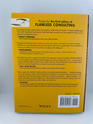 Flawless Consulting 3rd Edition Peter Block Hardcover Wiley