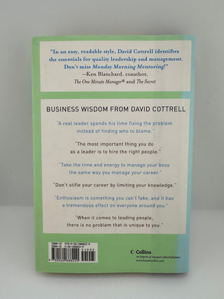 Monday Morning Mentoring David Cottrell Hardcover 2006