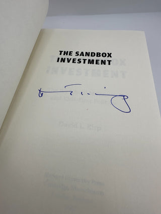 The Sandbox Investment by David L. Kirp Preschool Education Book Autographed