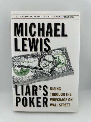 Liars Poker Michael Lewis NEW 25th Anniversary Hardcover