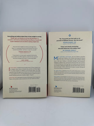Jason Fung Obesity Code Diabetes Code 2 Book Lot
